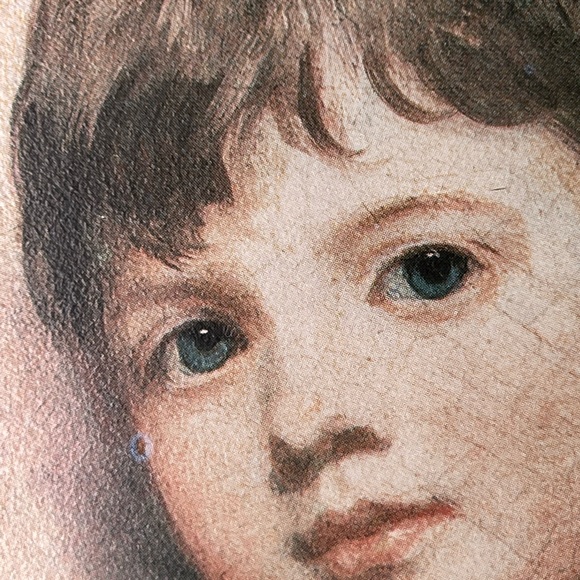 Vintage 1960’s Tin Art of Miss Juliana Willoughby by George Romney,Ready to Hang - Picture 6 of 7